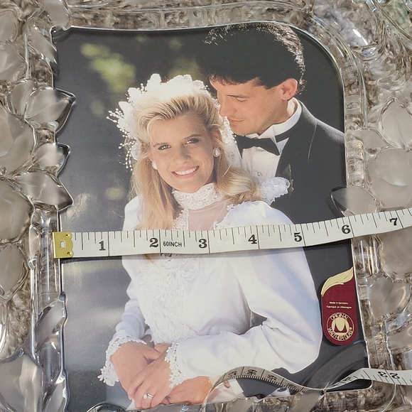 Walther Glas Vintage Crystal Glass Picture Frame . - Picture 5 of 10